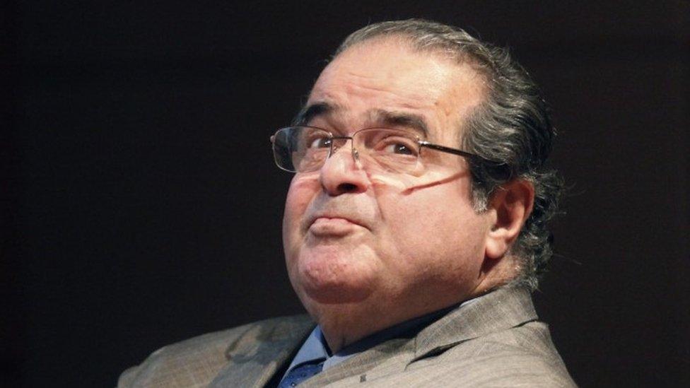 US Supreme Court justice Antonin Scalia, 2011