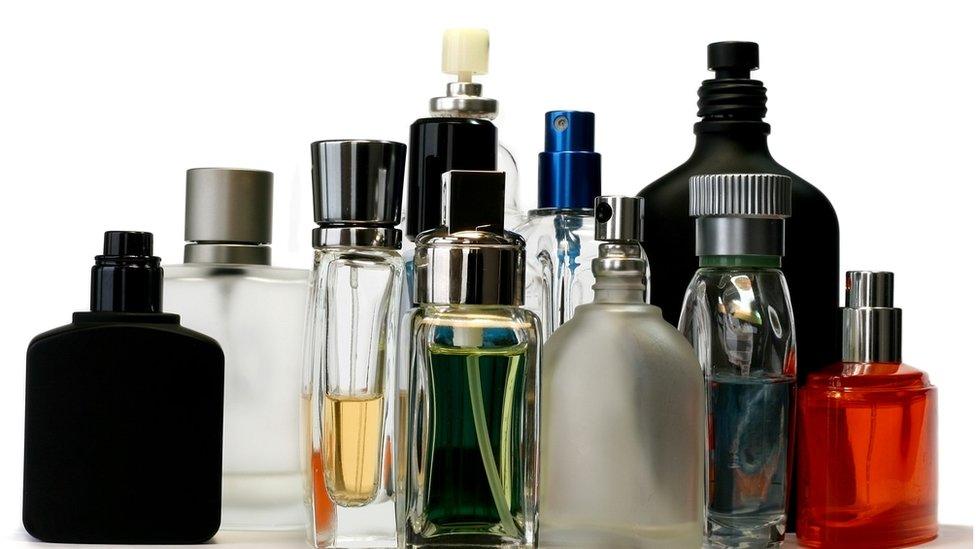 Male perfume bottles