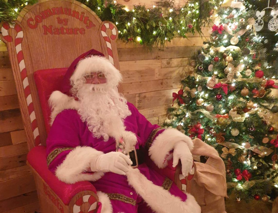 Father Christmas at the event