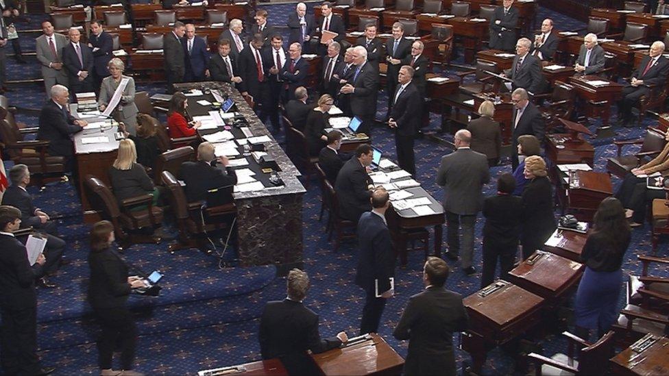 the senate chamber