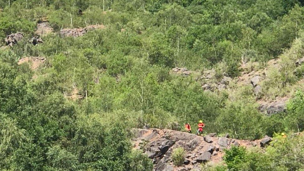 Quarry rescue