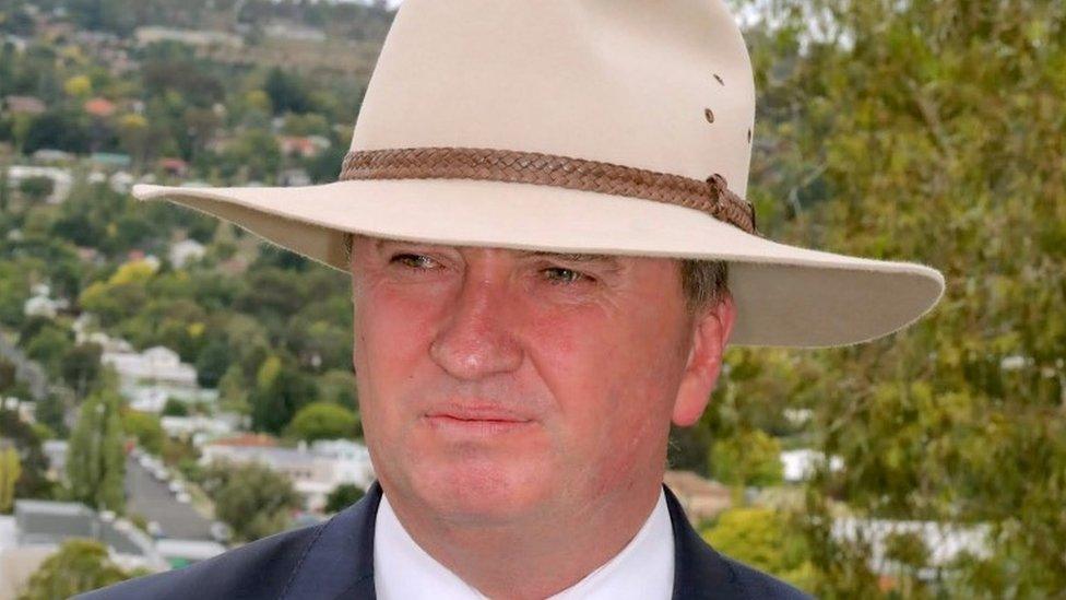 Barnaby Joyce, Australia"s Deputy Prime Minister and Minister for Agriculture and Water Resources, speaks during a media conference in the town of Armidale, Australia, February 23, 2018.