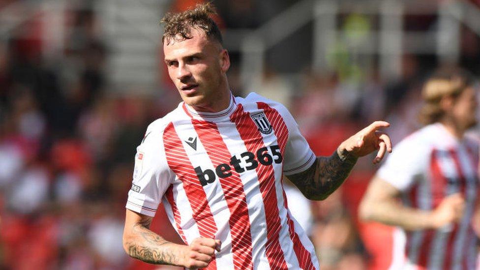 Stoke City wing-back Josh Tymon