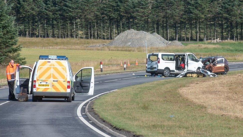 A96 crash