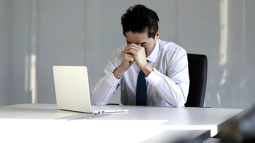 Stock image of office worker