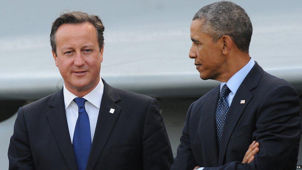 David Cameron and Barack Obama