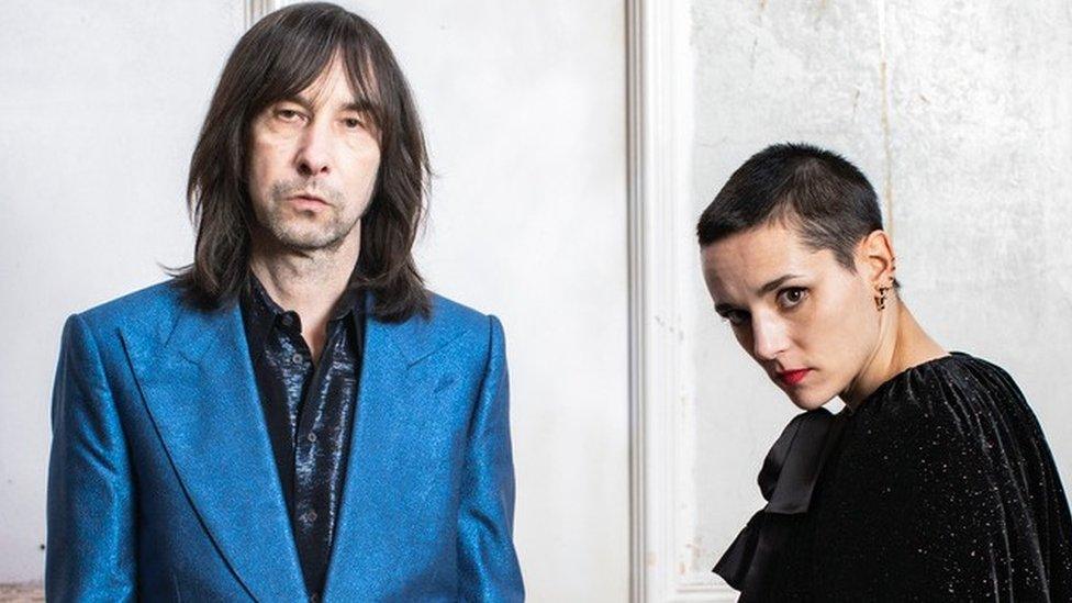 Bobby Gillespie and Jehnny Beth