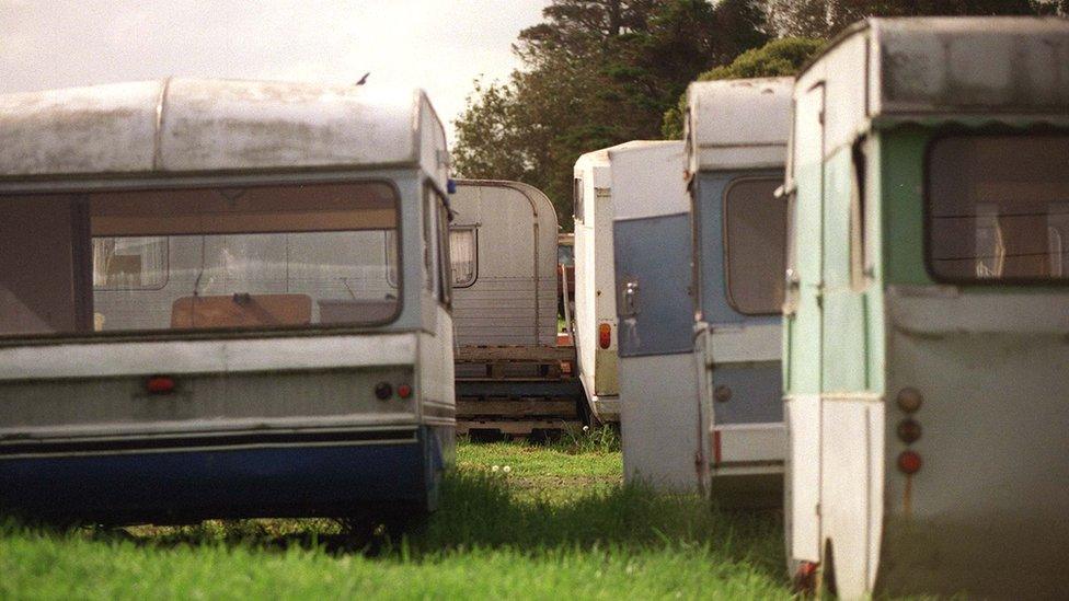 The Green Acres Caravan park in Mangere