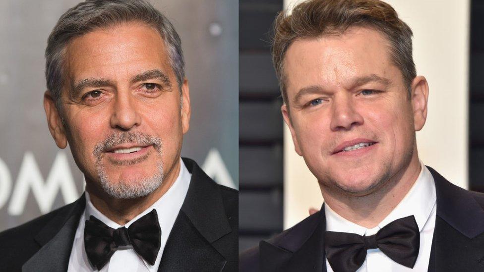 George Clooney and Matt Damon