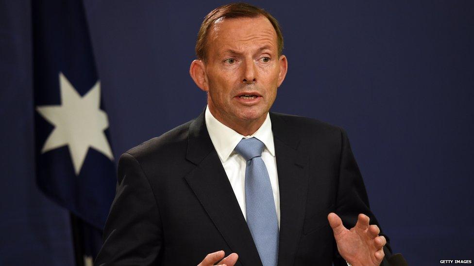 Australian PM Tony Abbott