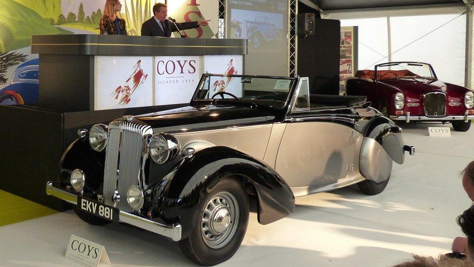 The Daimler DB18 Drophead Coupe used by Churchill