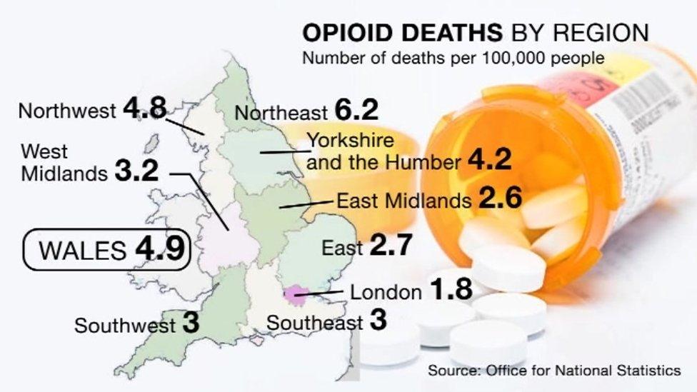 Map of death rates