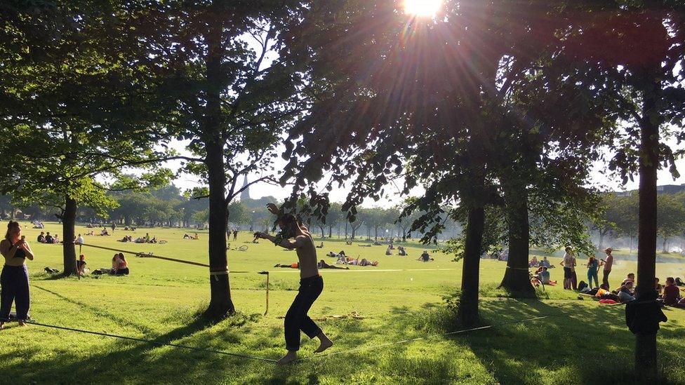 The Meadows in Edinburgh