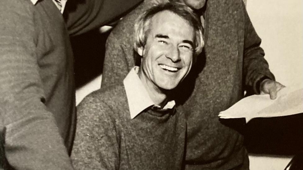 Jim Parker rehearsing with in 1981 for the Gala Victorian Evening with the Nash Ensemble at Queen Elizabeth Hall, London