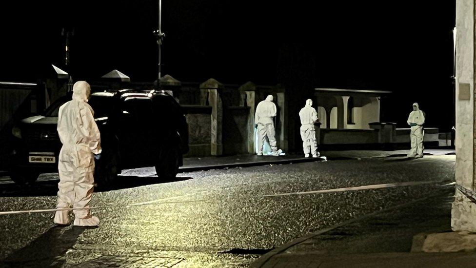 Forensic team in Portglenone