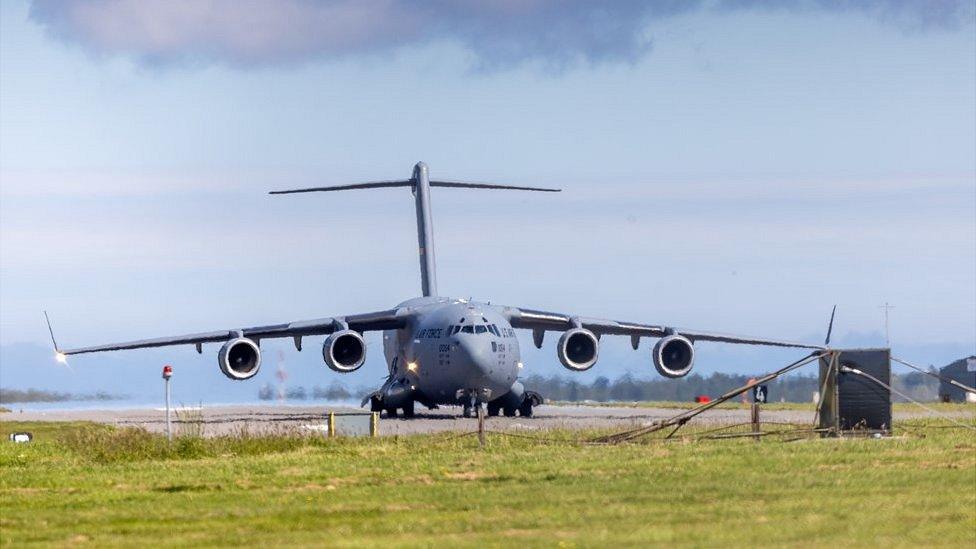 Globemaster cargo plane