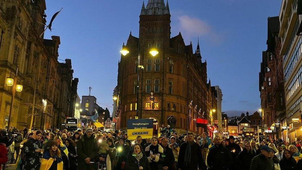 Nottingham Ukraine demo