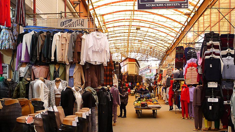 Barabashovo market, Kharkiv, Ukraine