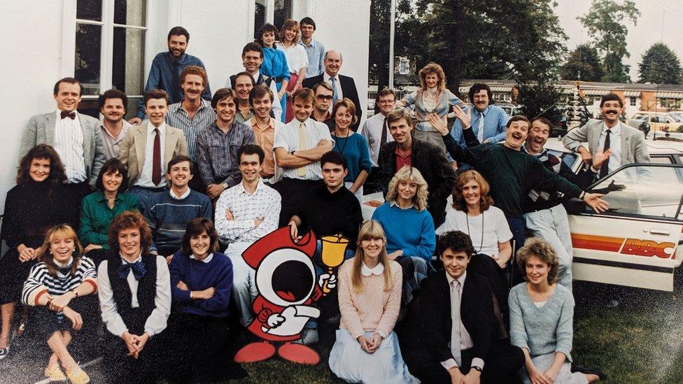 The first BBC Essex staff photo