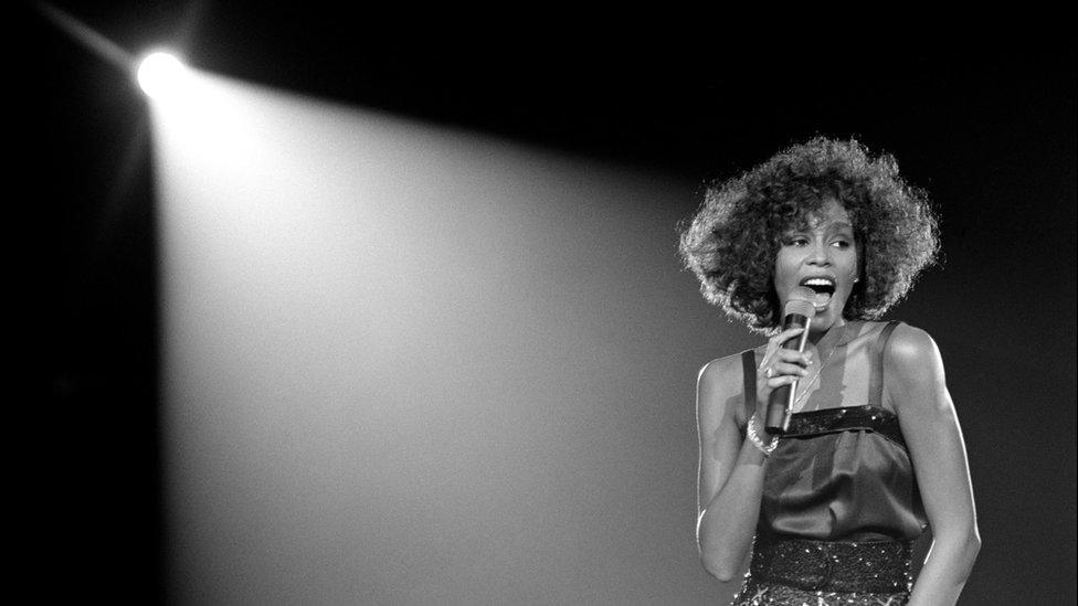 Whitney Houston singing