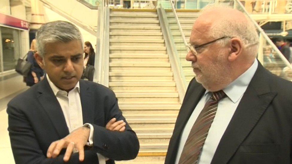 Sadiq Khan and Lord Harris