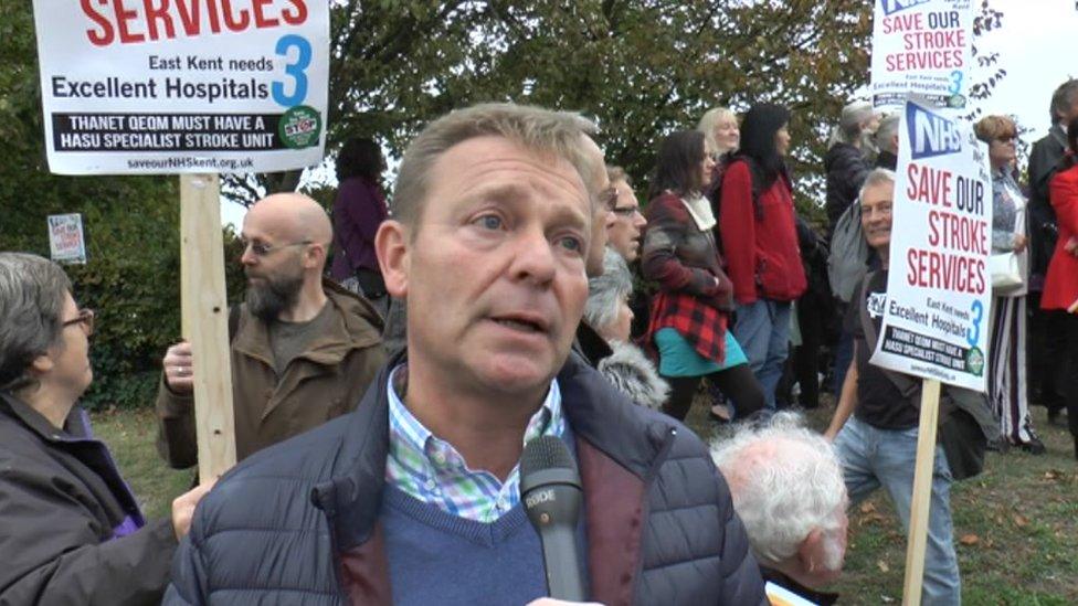 Margate rally - Craig Mackinlay