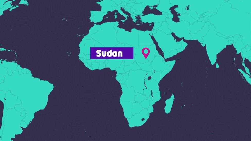 Map of Sudan