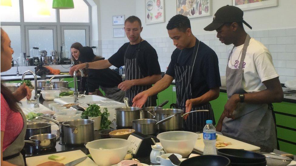 Loyle Carner cooking school