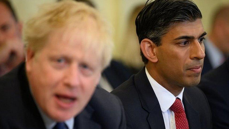 Boris Johnson and Rishi Sunak