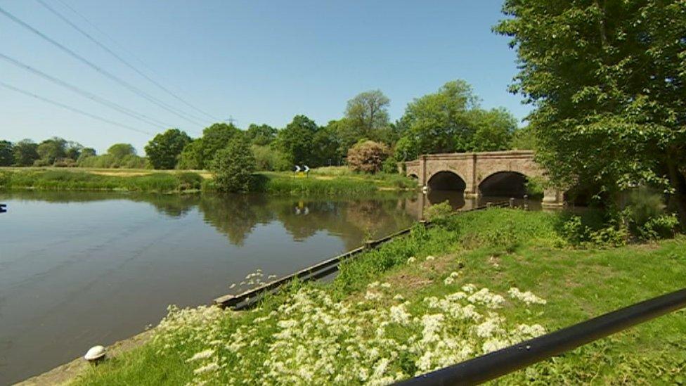 The River Soar in Leicestershire