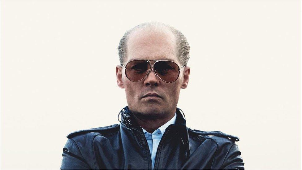 Johnny Depp in a promotional photograph for Black Mass