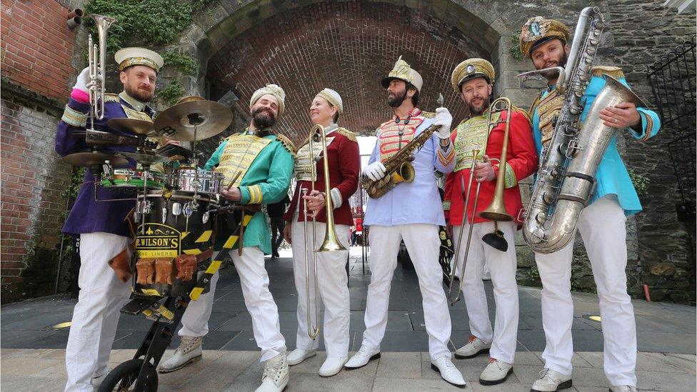 jazz musicians at Derry jazz festival