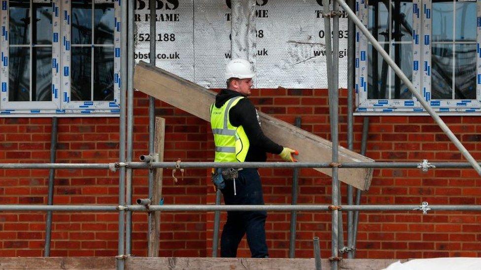 Builder on scaffolding