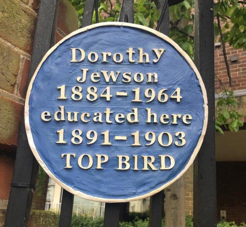 Unofficial blue plaque