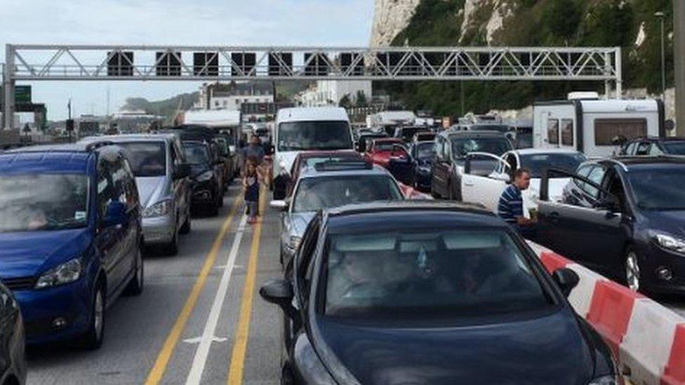 Dover ferry delays