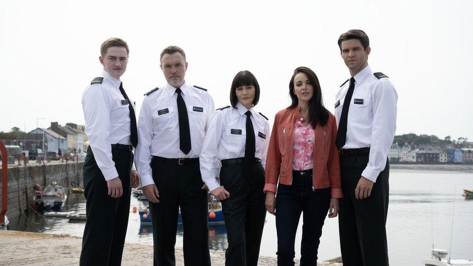 PC Ryan Power (FINNIAN GARBUTT), Marlene Pettigrew (KERRI QUINN), Finn O'Hare (CIARÁN MCMENAMIN), DC Jo Lipton (KAREN HASSAN), PC Callum McCarthy (NIALL WRIGHT)