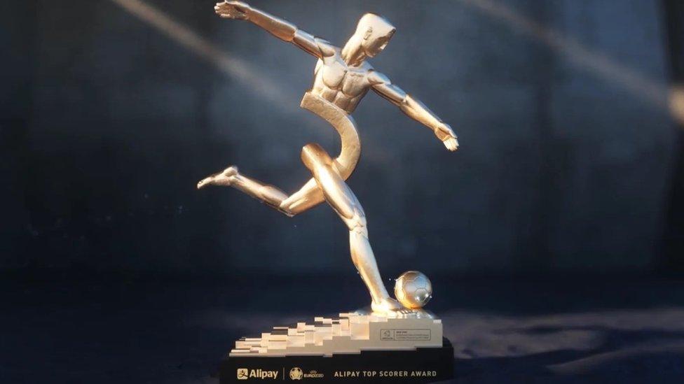 Alipay Euro 2020 top scorer trophy