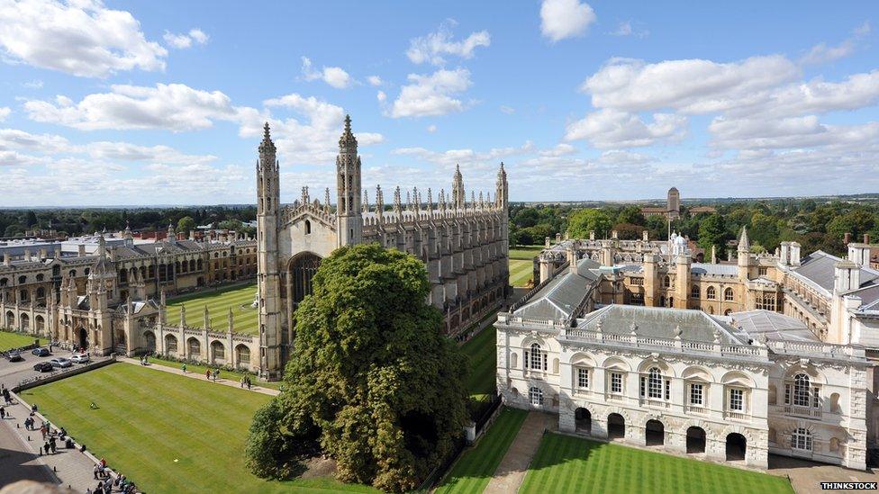 James studied at Cambridge University.