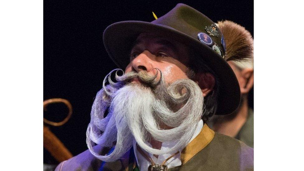 Norbert Topf attends the 2017 Remington Beard Boss World Beard ^ Moustache Championships held at the Long Center for the Performing Arts on September 3, 2017 in Austin, Texashttp://elvis.national.core.bbc.co.uk/dl.php/041447545.jpg