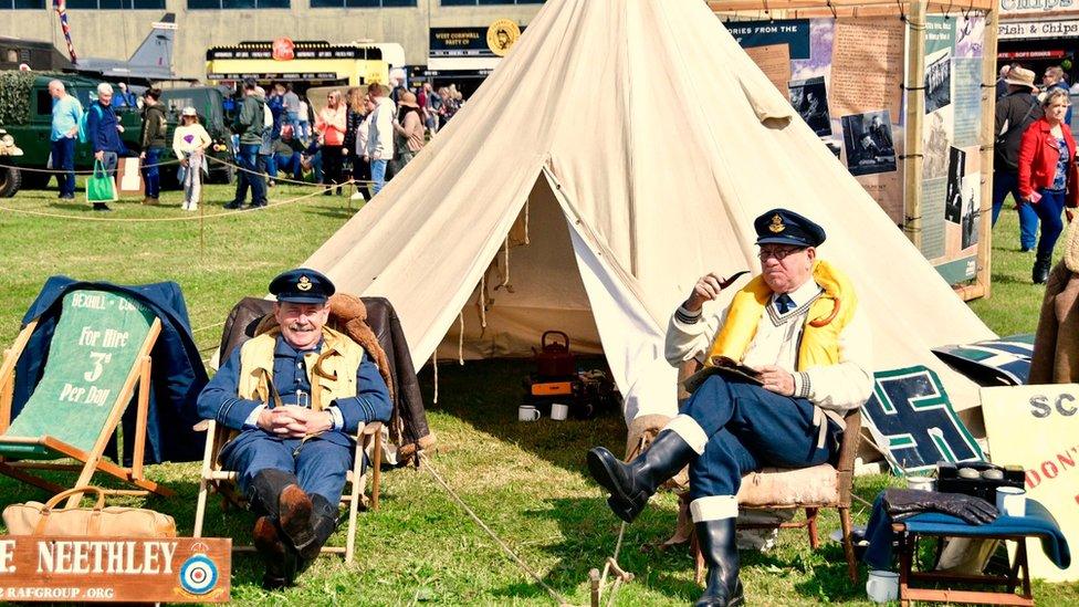 Visitors could also enjoy a number of ground shows