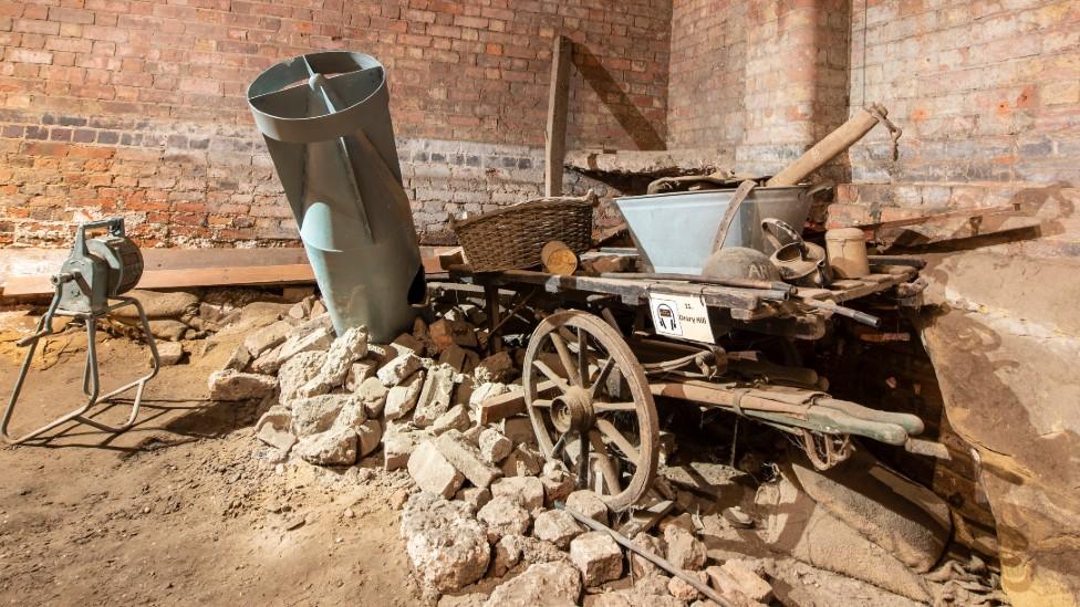 Reconstructed bomb site