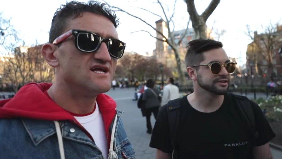 Casey Neistat and Dan Mace