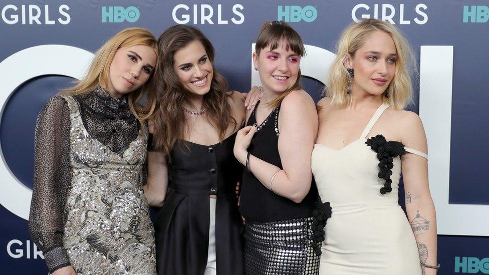 The cast of Girls