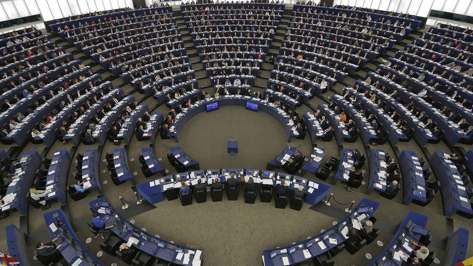 MEPs at the European Parliament in Strasbourg