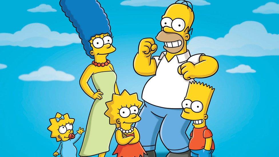 The Simpsons family