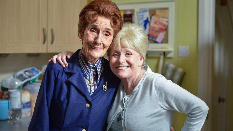 Barbara Windsor and June Brown