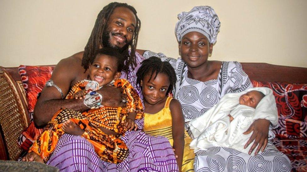 Obadele Kambon and family