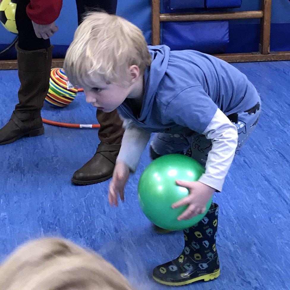 boy with ball