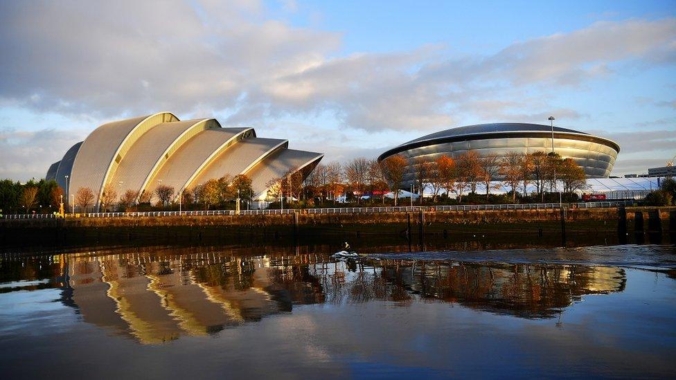 COP26 venue in Glasgow