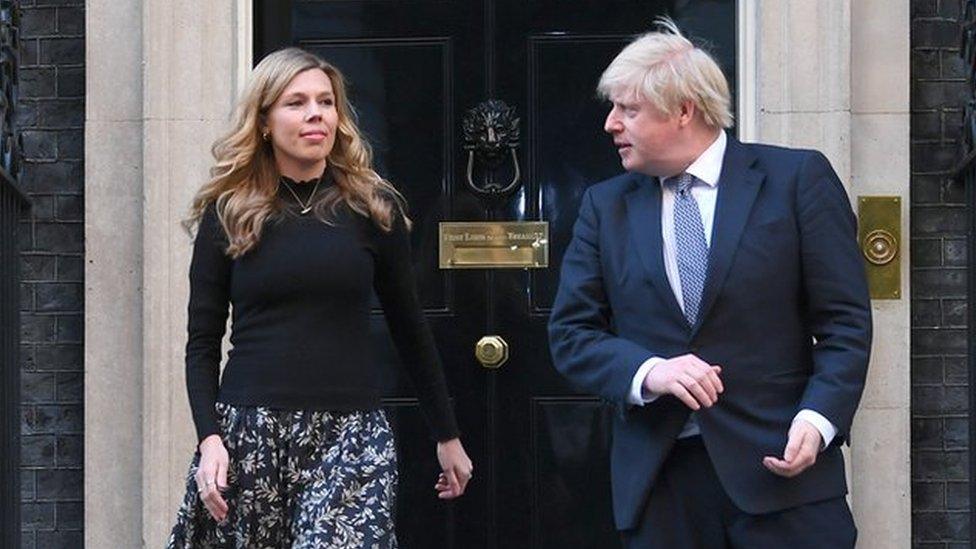 Carrie Johnson and Boris Johnson